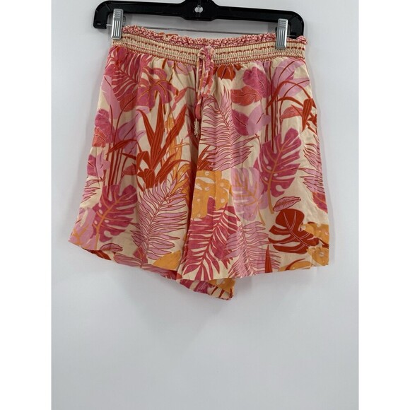 Haute Hippie  Women's Pink Multi Color Floral INDIA Made Shorts Size SMALL - Picture 9 of 12